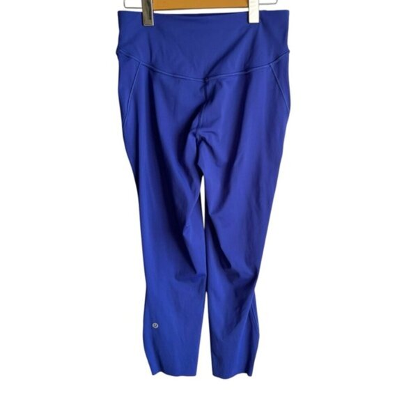 Lululemon Base Pace High-Rise Crop 23" Size 8 Psychic Blue - Picture 6 of 11